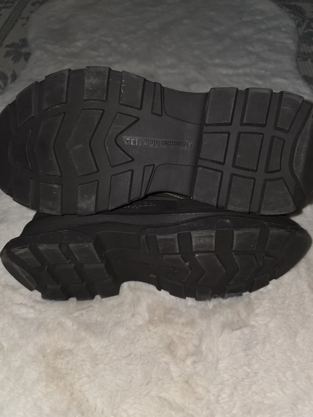 Alexander McQueen Tread Slick Boots 'Khaki Black Mens US 9 Eu 42 - Picture 3 of 7